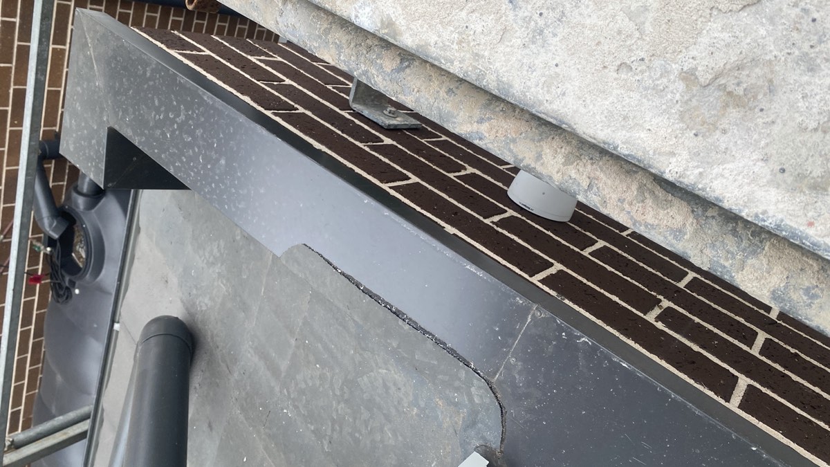 Parapet slope, recorded during a defect investigation in Austral